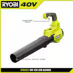 40V 120 MPH 450 CFM Cordless Battery Variable-Speed Jet-Fan Leaf Blower (Tool-Only)